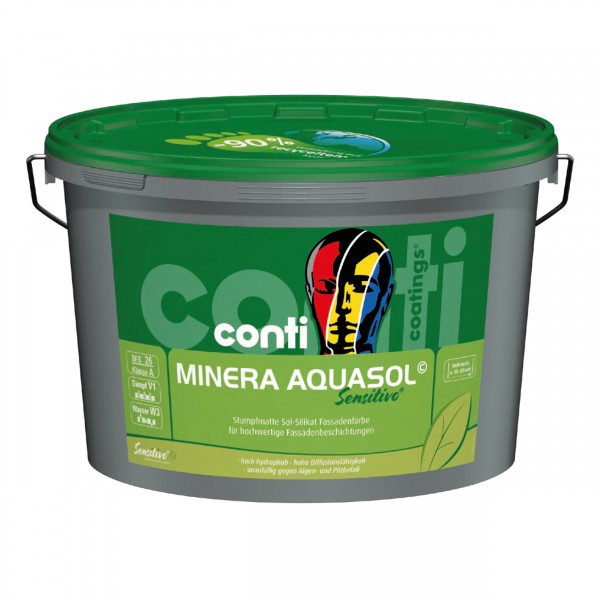 Conti Minera AquaSol Silikat-Fassadenfarbe 12,5 Liter