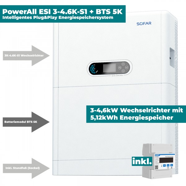 Sofar PowerAll Speicher inkl. Wechselrichter 4,6kW/10,24kWh